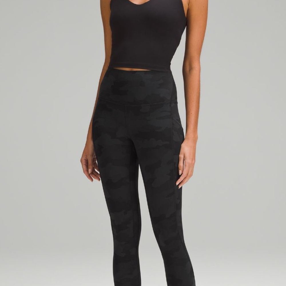 High Rise Align pants with pockets 25 Lululemon Athletica Black Camo Leggings